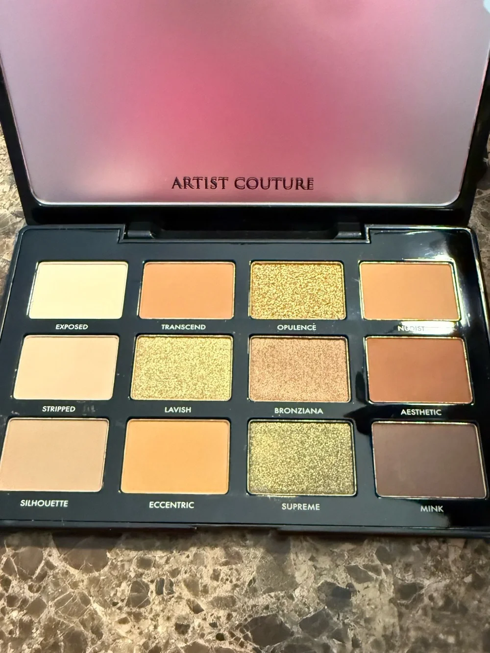 Artist Couture Supreme Nudes Eyeshadow Palette - Black & Gold